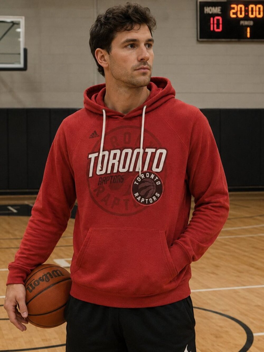 NBA TORONTO RAPTORS HOODIE (MEDIUM)